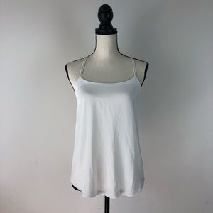 ASOS White Racerback Top